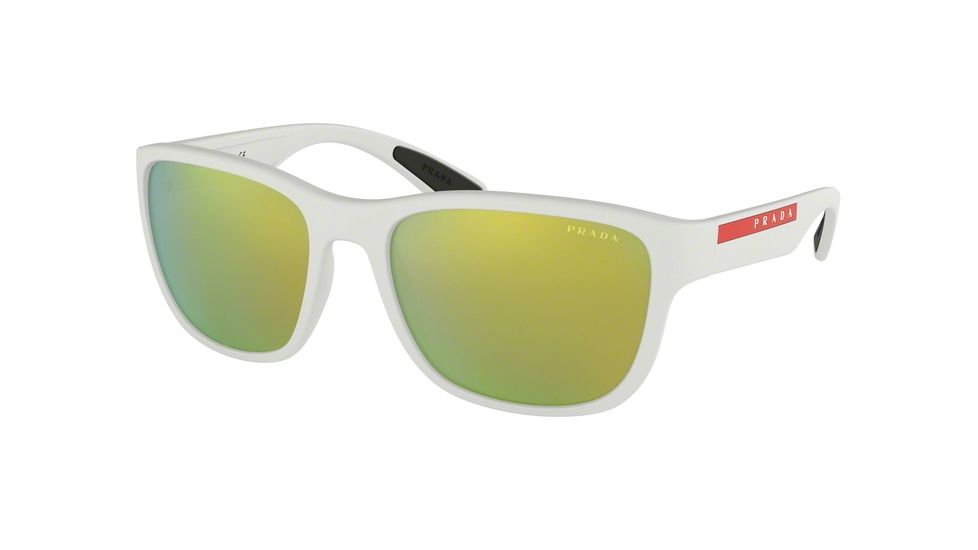Prada ACTIVE PS01US Sunglasses TWK4J2-59 - White Rubber Frame