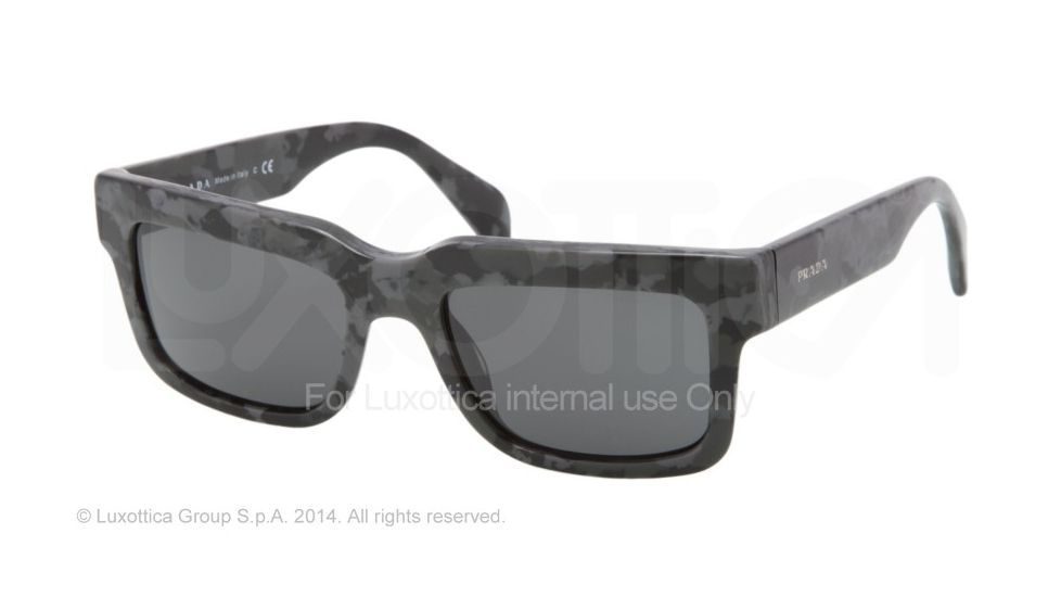 Prada CAST PR01QS Bifocal Prescription Sunglasses PR01QS-DHP1A1-52 - Lens Diameter 52 mm, Frame Color Mimetic Matte Black