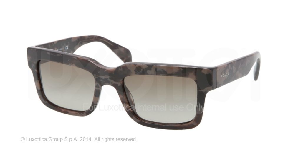 Prada CAST PR01QS Bifocal Prescription Sunglasses PR01QS-ROI1X1-52 - Lens Diameter 52 mm, Frame Color Mimetic Matte Brown