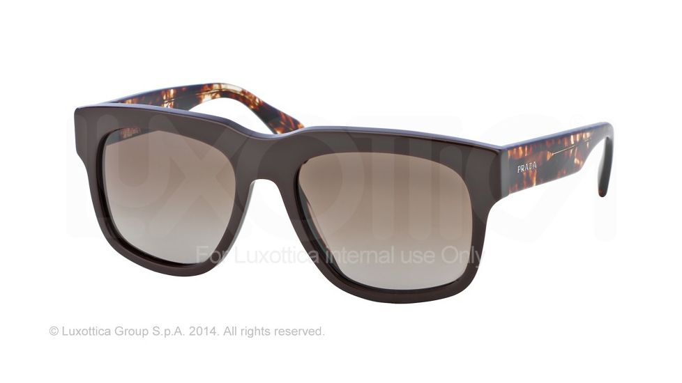 Prada CAST PR14QS Bifocal Prescription Sunglasses PR14QS-DHO1X1-55 - Lens Diameter 55 mm, Frame Color Brown