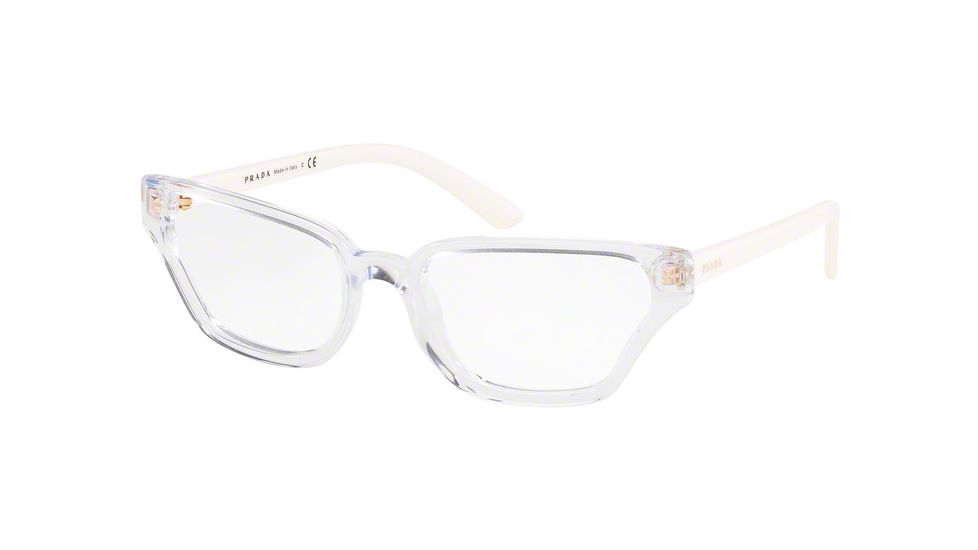 Prada CATWALK PR04XV Eyeglass Frames 2AZ1O1-54 - Crystal