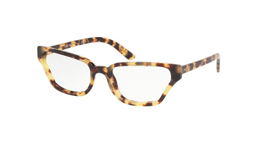 Prada CATWALK PR04XVF Progressive Prescription Eyeglasses, 54mm, Medium Havana, PR04XVF-7S01O1-54-PRO