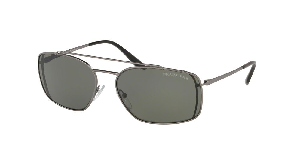 Prada CATWALK PR64VS Sunglasses 7CQ5X1-62 - , Polar Green Lenses