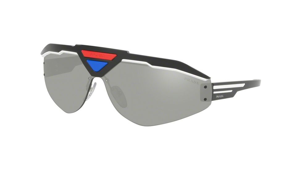 Prada CATWALK PR69VS Sunglasses 4602B0-42 - , Light Grey Mirror Silver Lenses