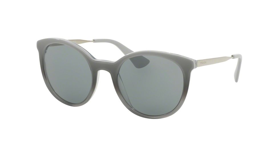 Prada CINEMA PR17SS Progressive Prescription Sunglasses PR17SS-UFV3C2-53 - Lens Diameter 53 mm, Frame Color Grey Gradient