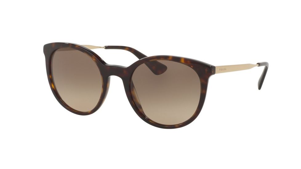 Prada CINEMA PR17SSF Bifocal Prescription Sunglasses PR17SSF-2AU3D0-55 - Lens Diameter 55 mm, Frame Color Havana