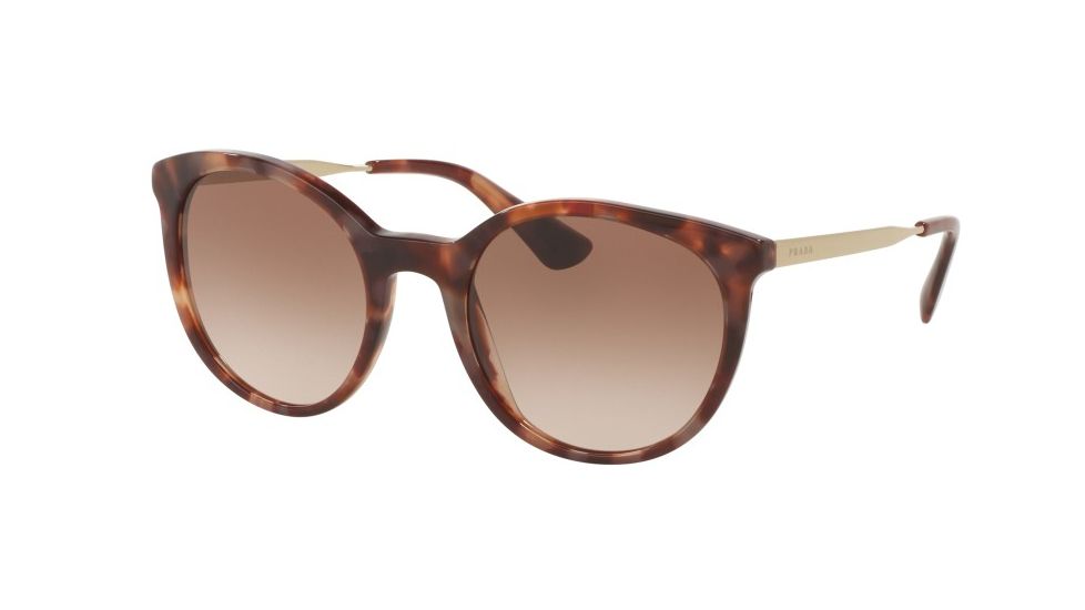 Prada CINEMA PR17SSF Bifocal Prescription Sunglasses PR17SSF-UE00A6-55 - Lens Diameter 55 mm, Frame Color Spotted Brown Pink