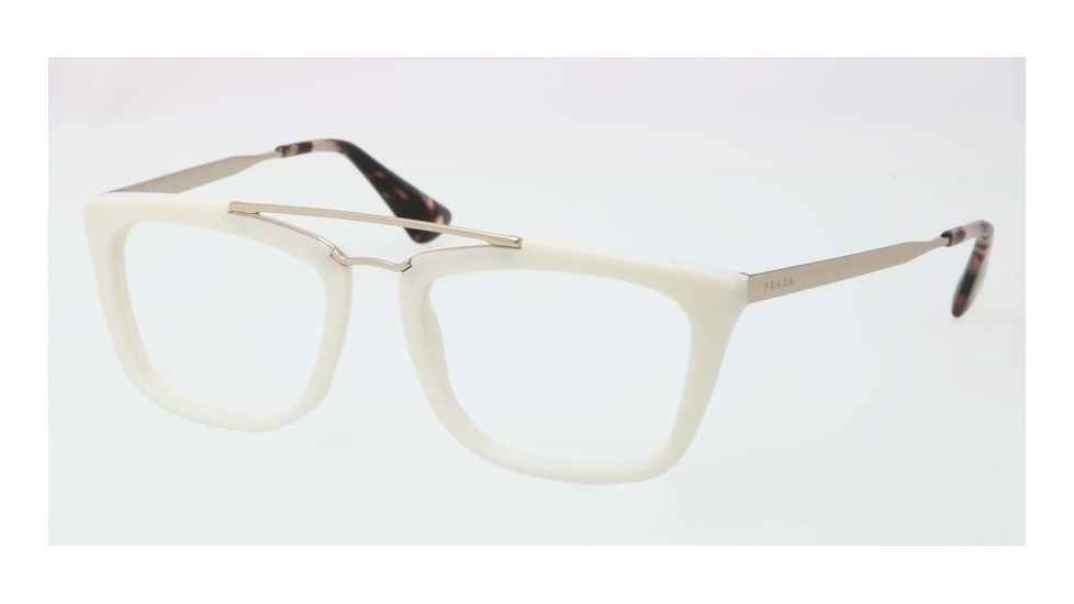 Prada CINEMA PR18QV Eyeglass Frames 7S31O1-51 - Ivory Frame