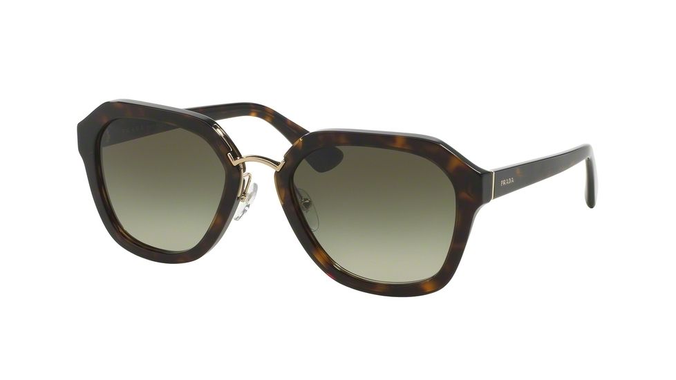 Prada CINEMA' PR25RS Progressive Prescription Sunglasses PR25RS-2AU4M1-55 - Lens Diameter 55 mm, Frame Color Havana