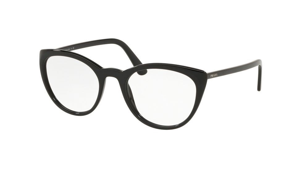 Prada CONCEPTUAL PR07VV Bifocal Prescription Eyeglasses, 51mm, Black, PR07VV-1AB1O1-51-BI