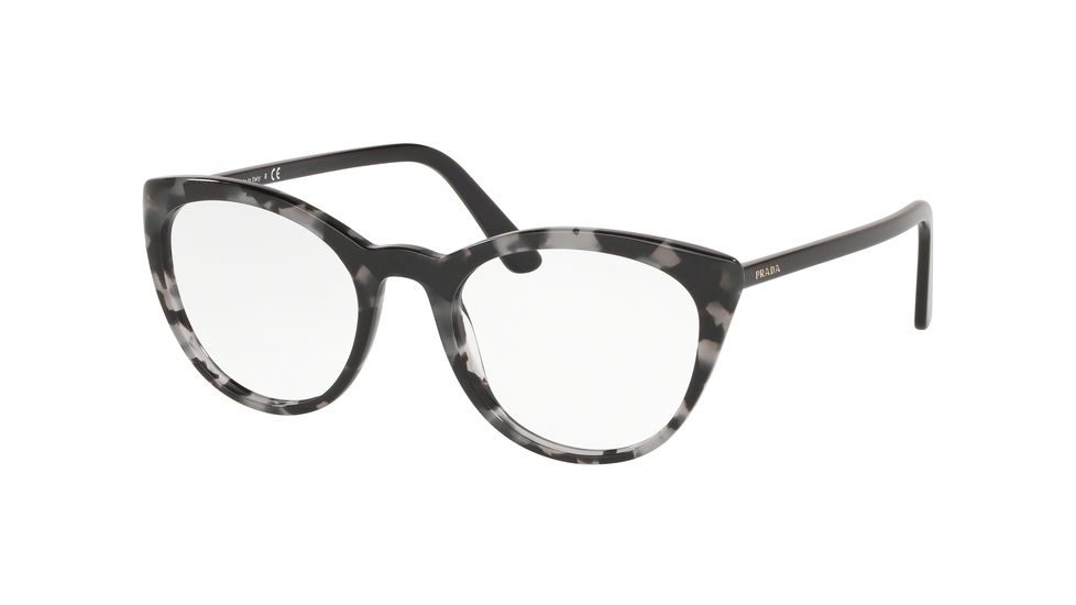 Prada CONCEPTUAL PR07VV Bifocal Prescription Eyeglasses, 51mm, Grey Havana, PR07VV-5281O1-51-BI