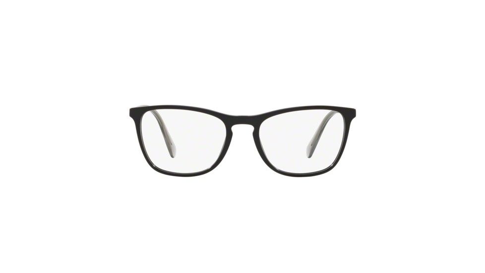 Prada CONCEPTUAL PR08VVF Progressive Prescription Eyeglasses, 55mm, Black, PR08VVF-1AB1O1-55-PRO