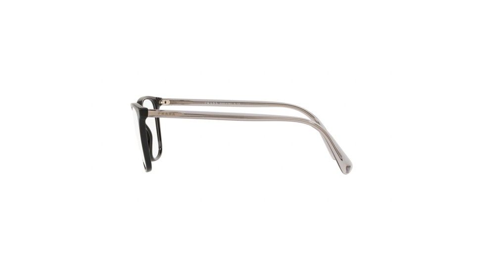 Prada CONCEPTUAL PR08VVF Progressive Prescription Eyeglasses, 55mm, Black, PR08VVF-1AB1O1-55-PRO