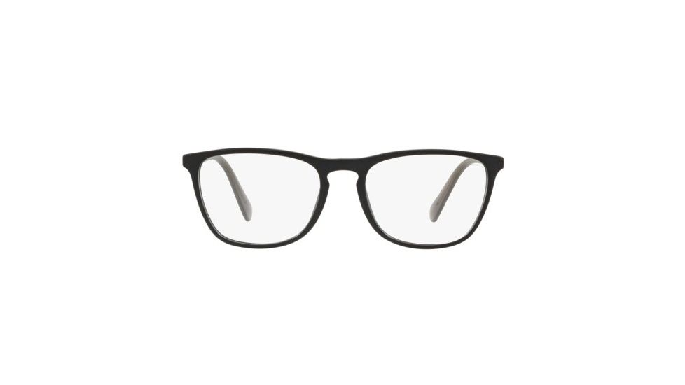 Prada CONCEPTUAL PR08VVF Progressive Prescription Eyeglasses 1BO1O1-55 - Matte Black