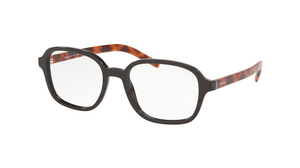 Prada CONCEPTUAL PR08XV Bifocal Prescription Eyeglasses, 52mm, Brown, PR08XV-U6C1O1-52-BI