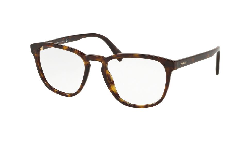 Prada CONCEPTUAL PR09VV Eyeglass Frames 2AU1O1-52 - Havana