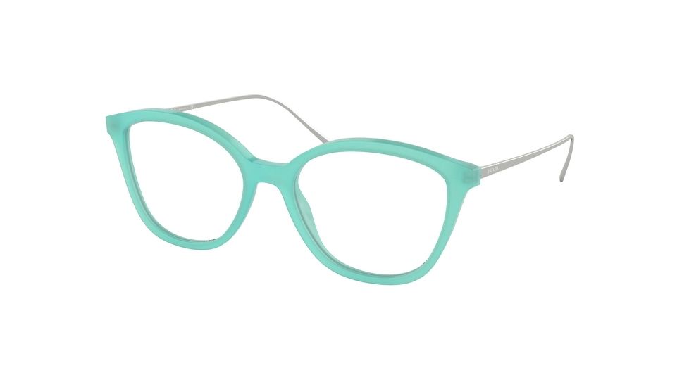 Prada CONCEPTUAL PR11VV Eyeglass Frames 3131O1-51 - Opal Green