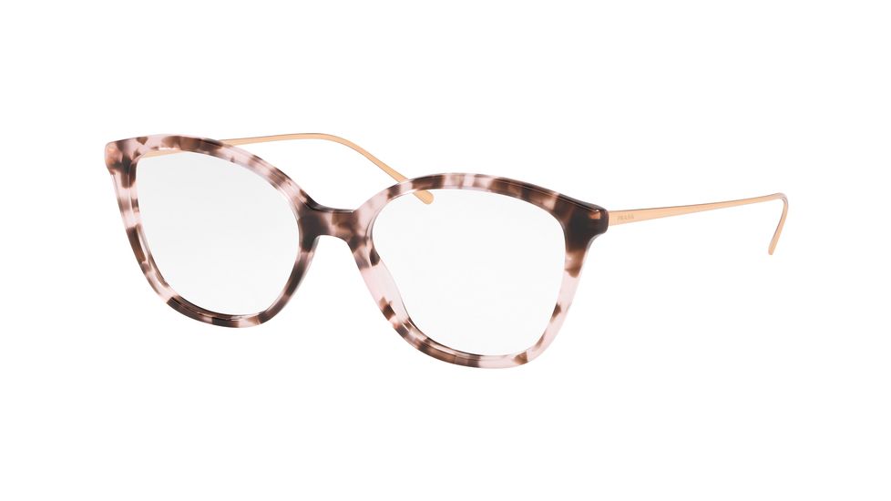 Prada CONCEPTUAL PR11VV Eyeglass Frames ROJ1O1-51 - Pink Havana