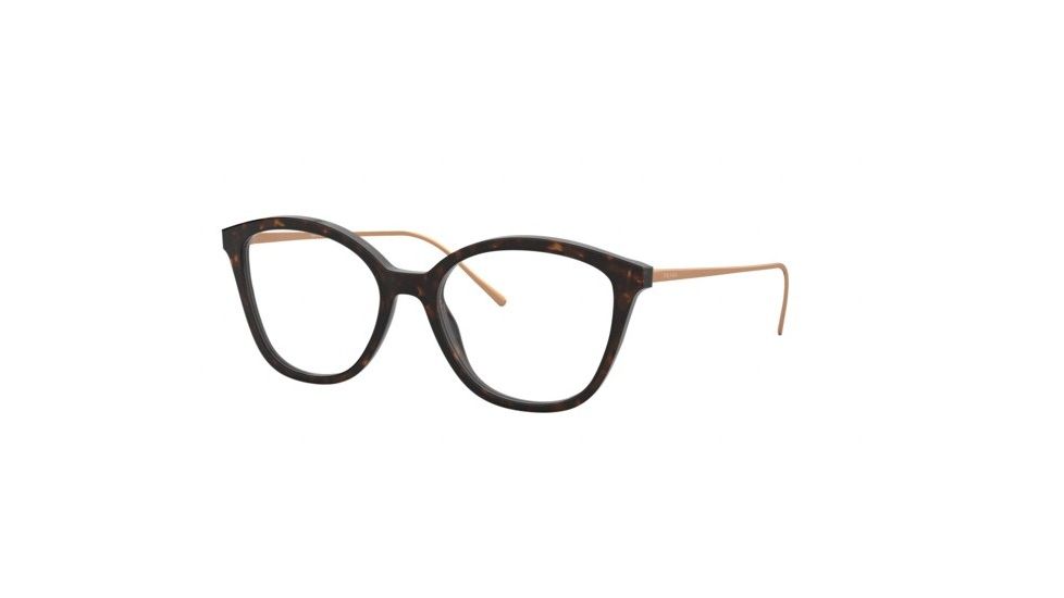 Prada CONCEPTUAL PR11VVF Progressive Prescription Eyeglasses, 53mm, Havana, PR11VVF-2AU1O1-53-PRO
