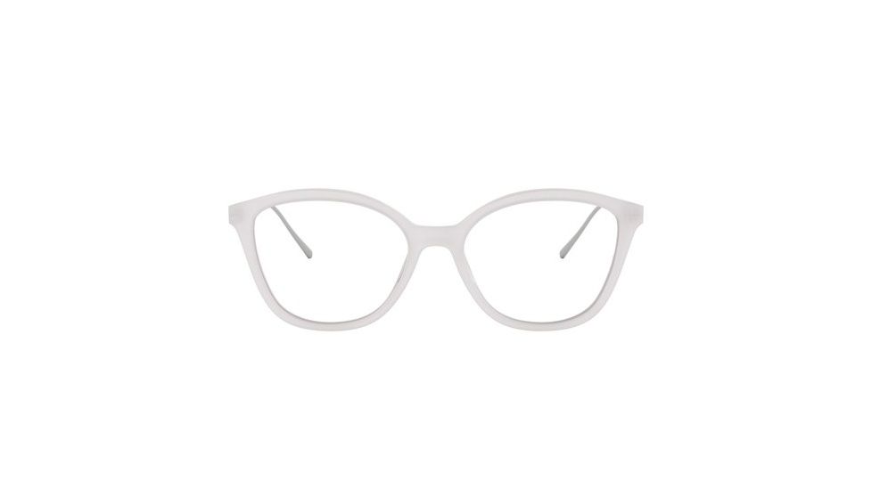 Prada CONCEPTUAL PR11VVF Progressive Prescription Eyeglasses 3171O1-53 - Opal Transparent