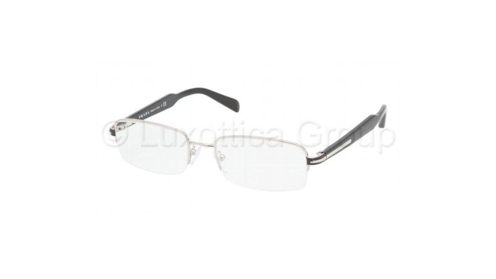 Prada Eyeglasses PR58NV with No-Line Progressive Rx Prescription Lenses 2BB1O1-5218 -
