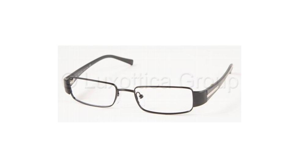 Prada Eyeglasses PR72HV with Lined Bifocal Rx Prescription Lenses 1BO1O1-4917 - Matte Black 