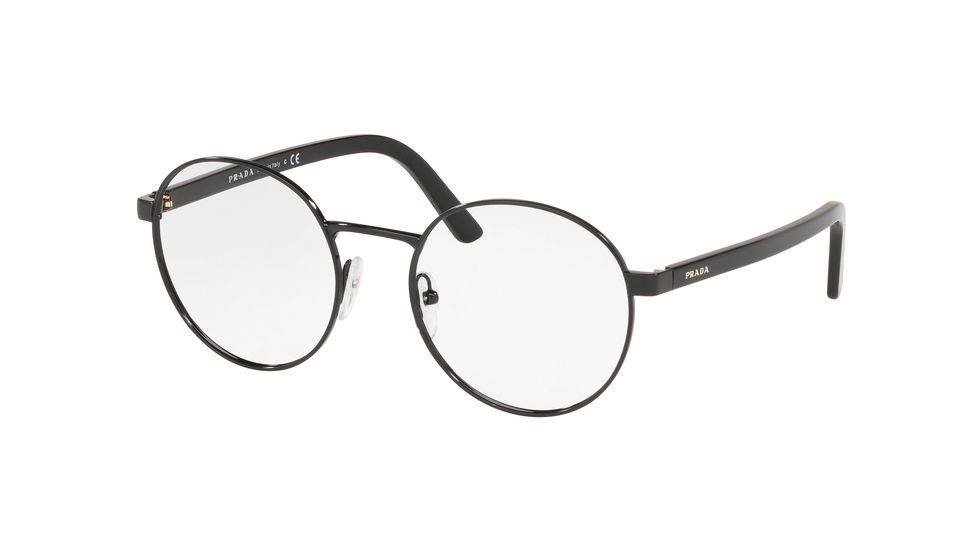 Prada HERITAGE PR52XV Prescription Eyeglasses, 49mm, Black, PR52XV-1AB1O1-49-SV