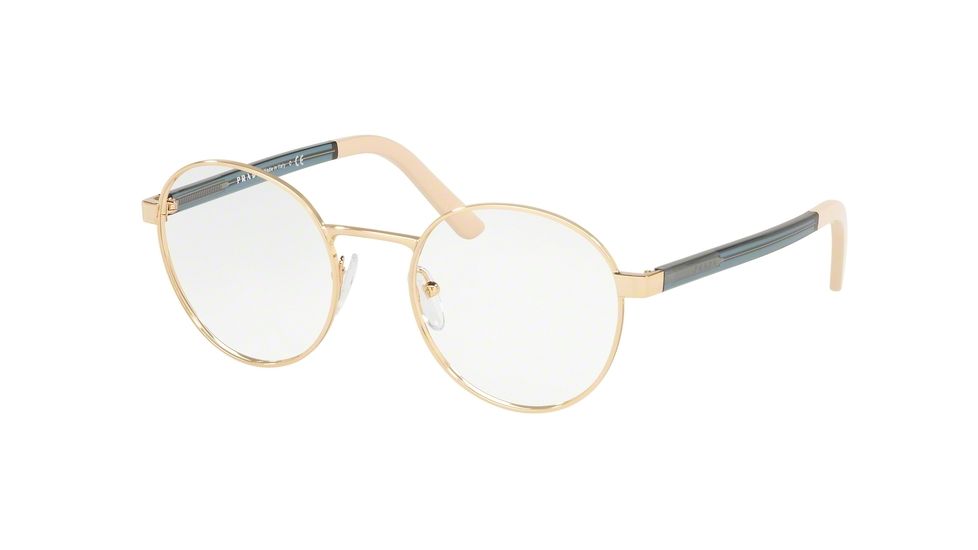 Prada HERITAGE PR52XV Prescription Eyeglasses, 49mm, Gold, PR52XV-5AK1O1-49-SV