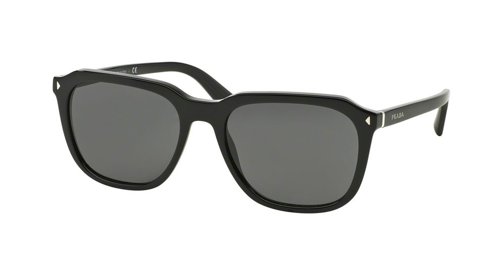 Prada JOURNAL PR02RS Bifocal Prescription Sunglasses PR02RS-1AB1A1-57 - Lens Diameter 57 mm, Frame Color Black
