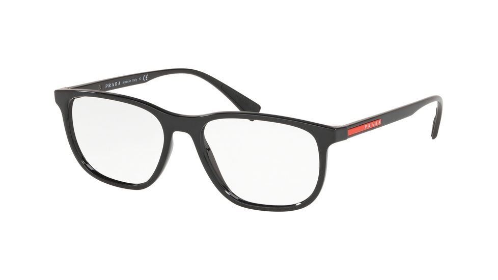 Prada LIFESTYLE PS05LV Bifocal Prescription Eyeglasses, 53mm, Black, PS05LV-1AB1O1-53-BI