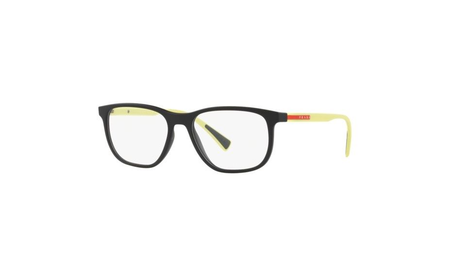 Prada LIFESTYLE PS05LV Bifocal Prescription Eyeglasses, 53mm, Black Rubber, PS05LV-2491O1-53-BI