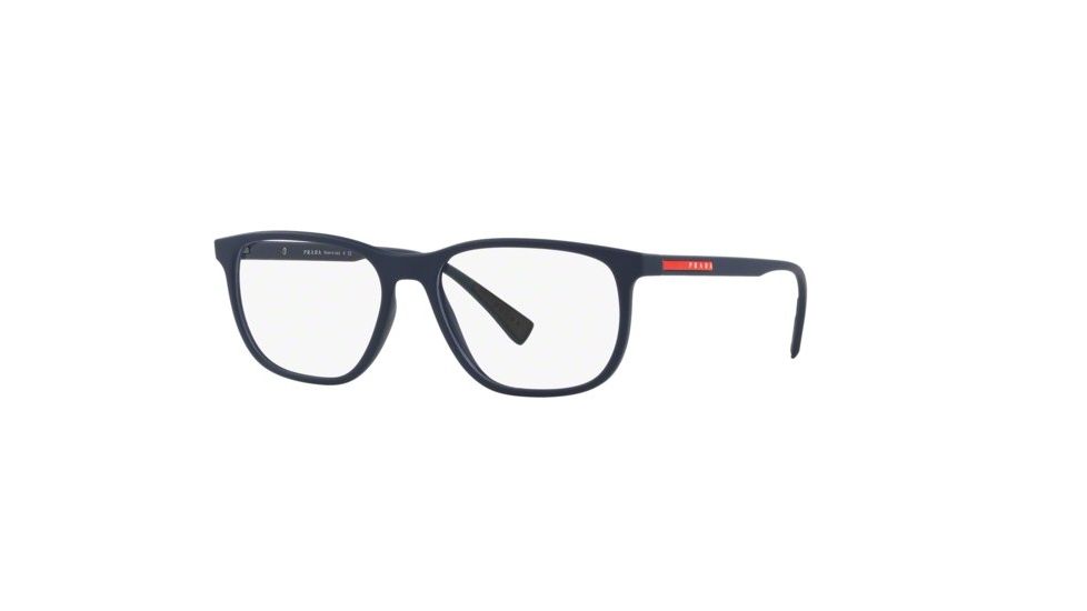 Prada LIFESTYLE PS05LV Bifocal Prescription Eyeglasses, 53mm, Blue Rubber, PS05LV-2881O1-53-BI