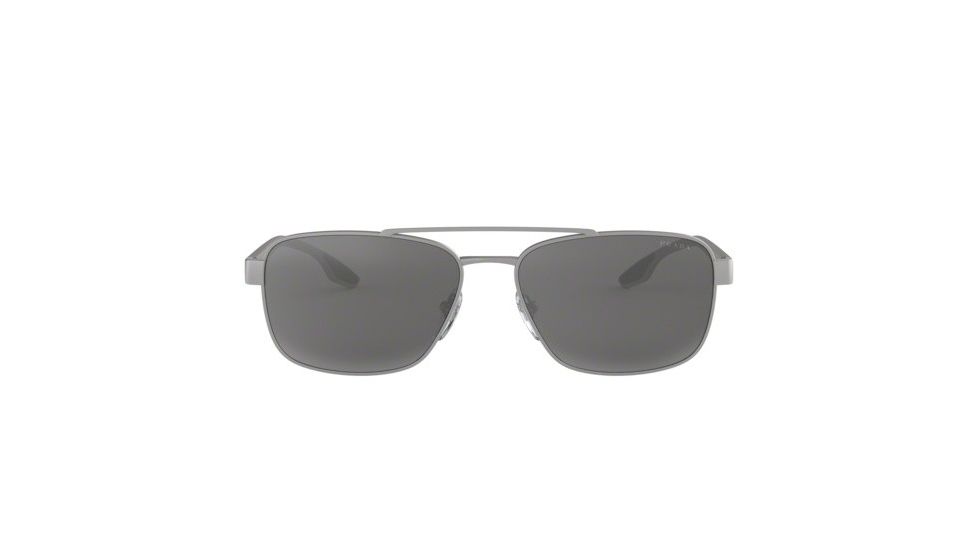 Prada LIFESTYLE PS51US Bifocal Prescription Sunglasses, 59mm, Silver Rubber, PS51US-QFP2B0-59-BI