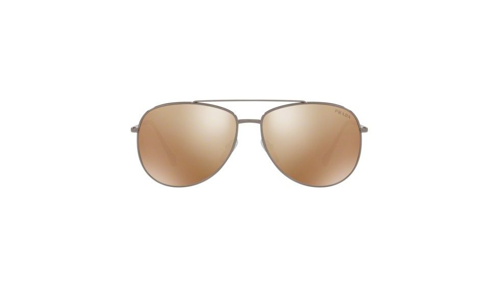 Prada LIFESTYLE PS55US Bifocal Prescription Sunglasses, 57mm, Gunmetal, PS55US-5AVHD0-57-BI