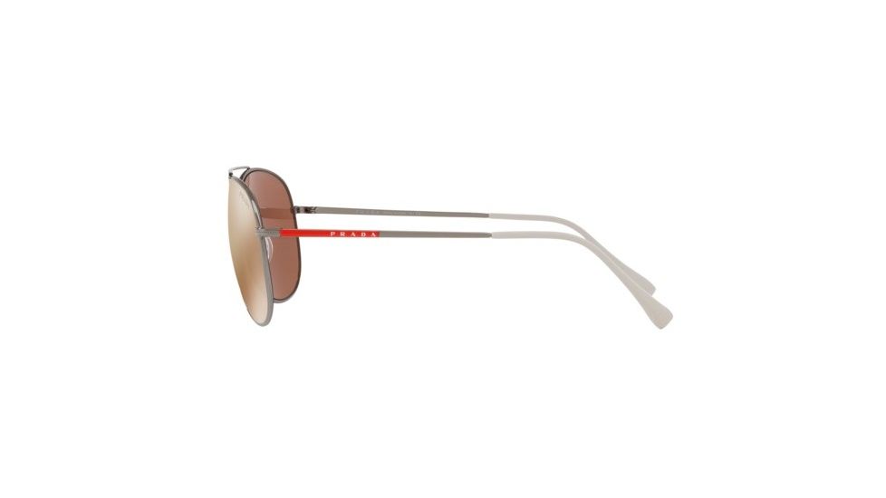 Prada LIFESTYLE PS55US Bifocal Prescription Sunglasses, 57mm, Gunmetal, PS55US-5AVHD0-57-BI