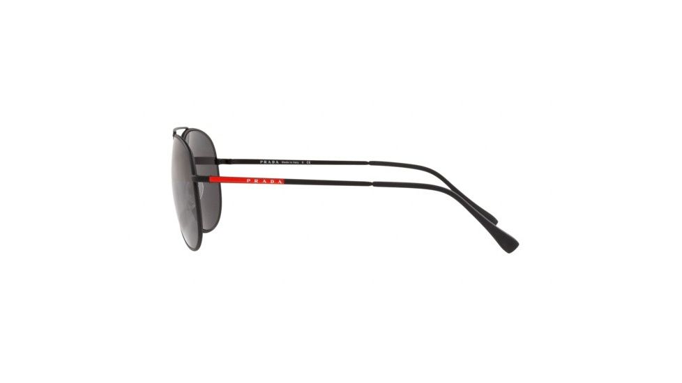 Prada LIFESTYLE PS55US Bifocal Prescription Sunglasses, 57mm, Black Rubber, PS55US-DG05S0-57-BI