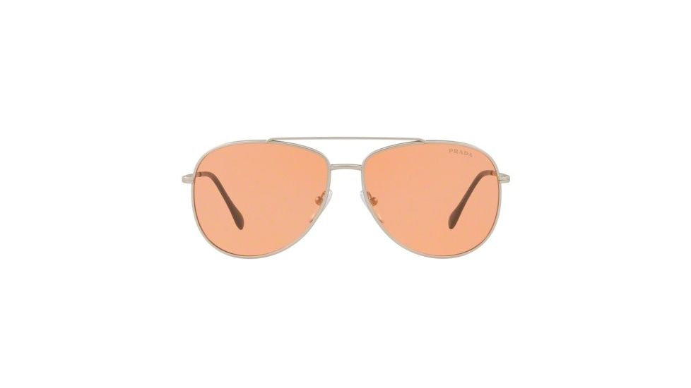 Prada LIFESTYLE PS55US Bifocal Prescription Sunglasses, 57mm, Silver Rubber, PS55US-QFP291-57-BI