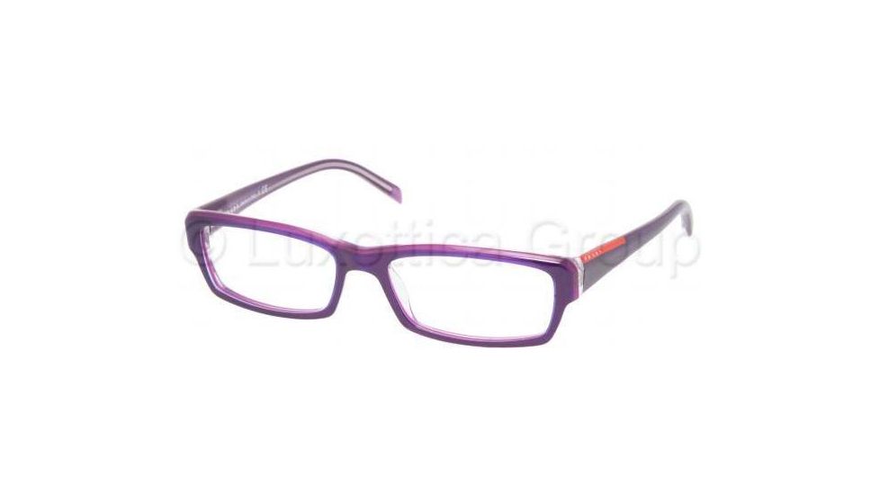 Prada Linea Rosa Eyeglasses PS09AV with Rx Prescription Lenses GVZ1O1-5316 -