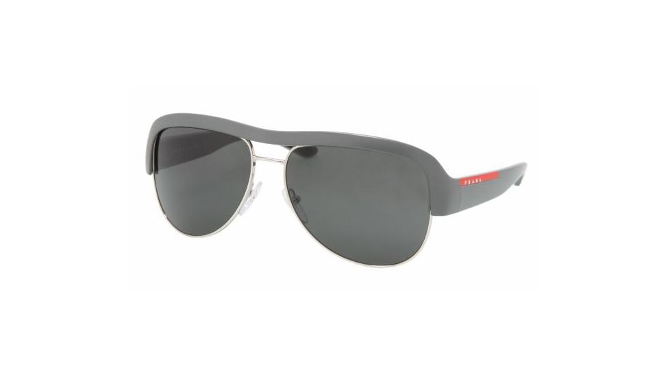 Prada Linea Rosa PS04LS SV Prescription Sunglasses - Silver Frame / 59 mm Prescription Lenses, GZN1A1-5914