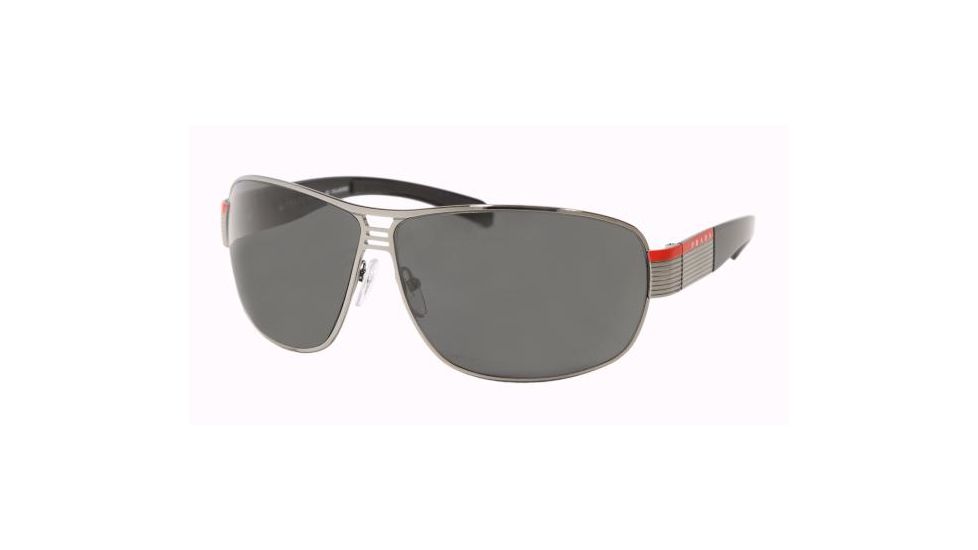 Prada Linea Rosa PS 50HS Sunglasses Styles - Gunmetal Frame / Polarized Gray Lenses, 5AV5Z1-6809