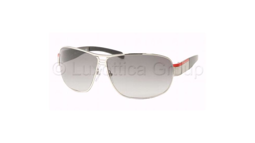 Prada Linea Rosa PS 50HS Sunglasses Styles - Silver Frame / Gray Gradient Lenses, 1BC3M1-6809