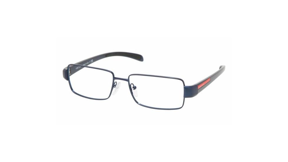 Prada Linea Rosa PS51AV SV Prescription Eyeglasses - Blue Frame / 54 mm Prescription Lenses, ZYJ1O1-5416