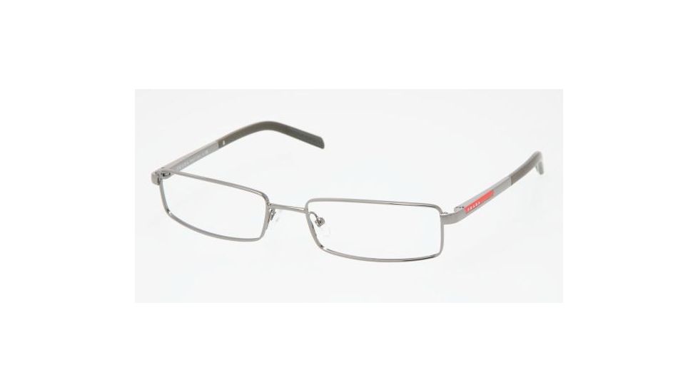Prada Linea Rosa PS52AV SV Prescription Eyeglasses - Gunmetal Frame / 52 mm Prescription Lenses, 74S1O1-5217