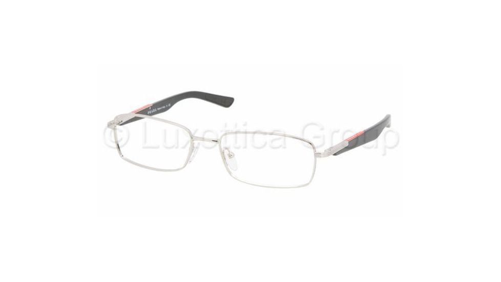 Prada Linea Rosa PS52BV Bifocal Eyeglasses - Silver Demo Lens Frame / 52 mm Prescription Lenses, 1BC1O1-5217