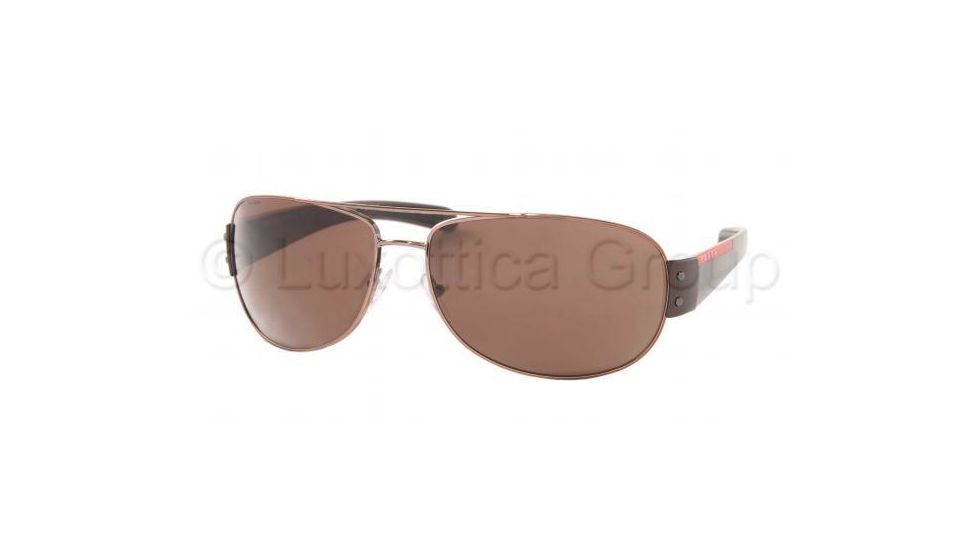 Prada Linea Rosa PS 52GS Sunglasses Styles - Bronze Frame / Brown Lenses, 4AC8C1-6515