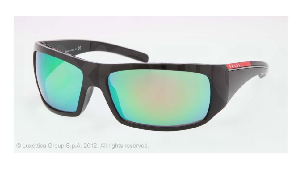 Prada Linea Rosa Prescription Sunglasses PS01LS PS01LS-1AB1M2-65 - Lens Diameter 65 mm, Frame Color Black