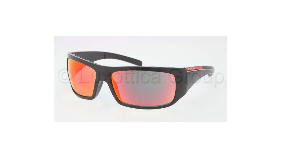 Prada Linea Rosa Prescription Sunglasses PS01LS  PS01LS-1AB6Y1-6515 - Lens Diameter 65 mm, Frame Color Black
