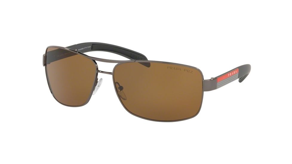 Prada Linea Rosa Sunglasses PS54IS 5AV5Y1-65 - , Polar Brown Lenses