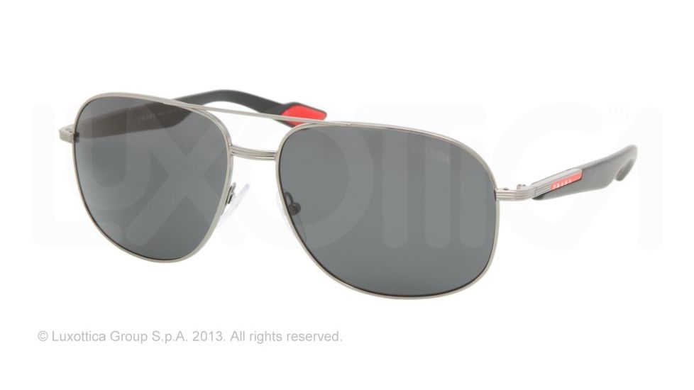 Prada PS50MS Bifocal Prescription Sunglasses PS50MS-5AV1A1-61 - Lens Diameter 61 mm, Lens Diameter 61 mm, Frame Color Gunmetal