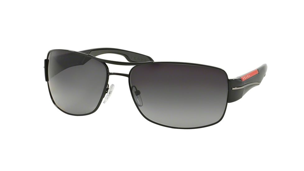 Prada PS53NS Progressive Prescription Sunglasses PS53NS-7AX5W1-65 - Lens Diameter 65 mm, Frame Color Black